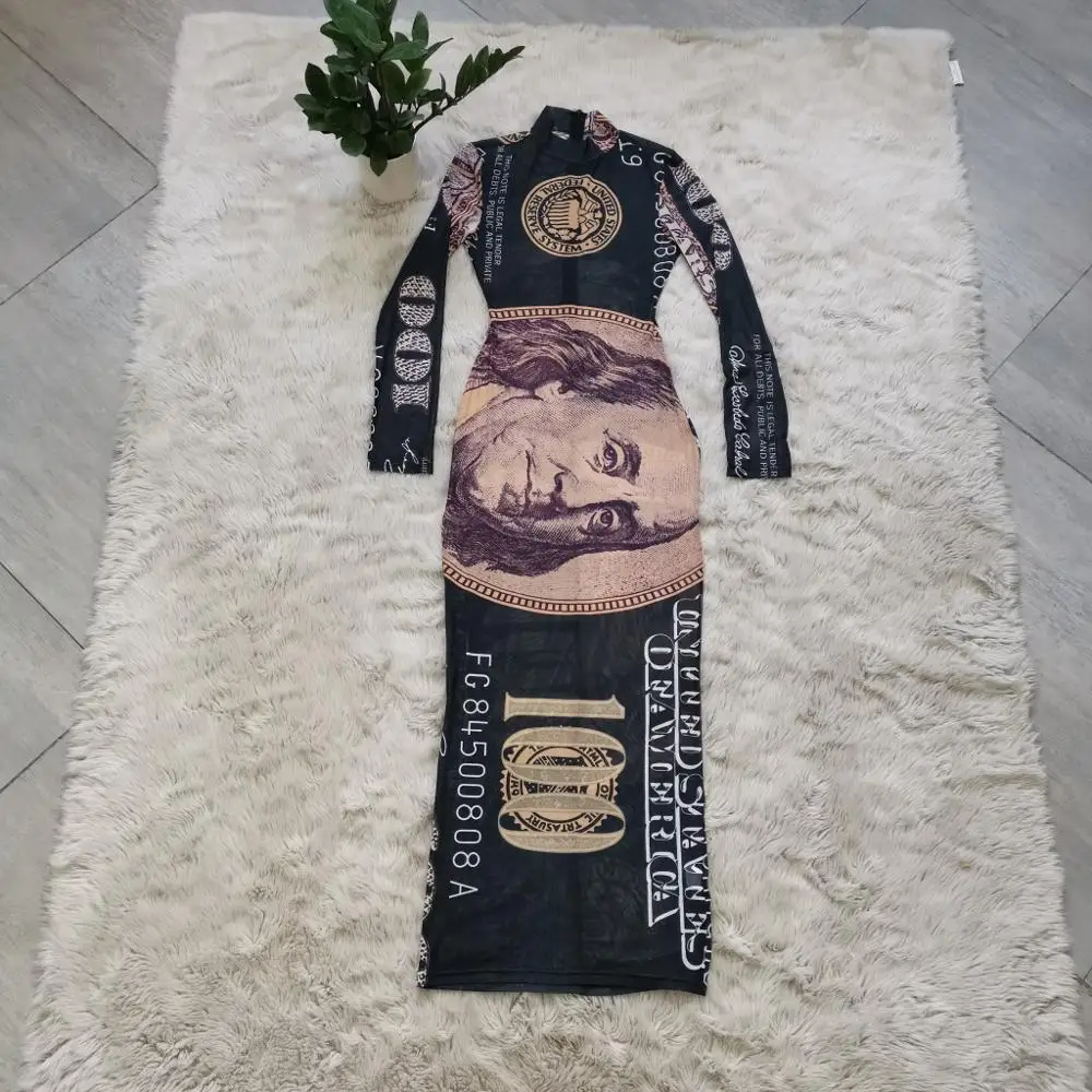 Coolhappy 2021 Women's Super See-Through Dollar Top Long Sleeve Mesh Top T-shirt See-Through Club Roundneck Sheath Dress
Coolhappy 2021 Women's Super See-Through Dollar Top Long Sleeve Mesh Top T-shirt See-Through Club Roundneck Sheath Dress