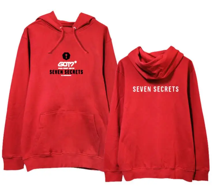 Got7 seven secrets concert same printing pullover loose hoodies unisex kpop fashion fleece/thin sweatshirt 3 colors
Got7 seven secrets concert same printing pullover loose hoodies unisex kpop fashion fleece/thin sweatshirt 3 colors