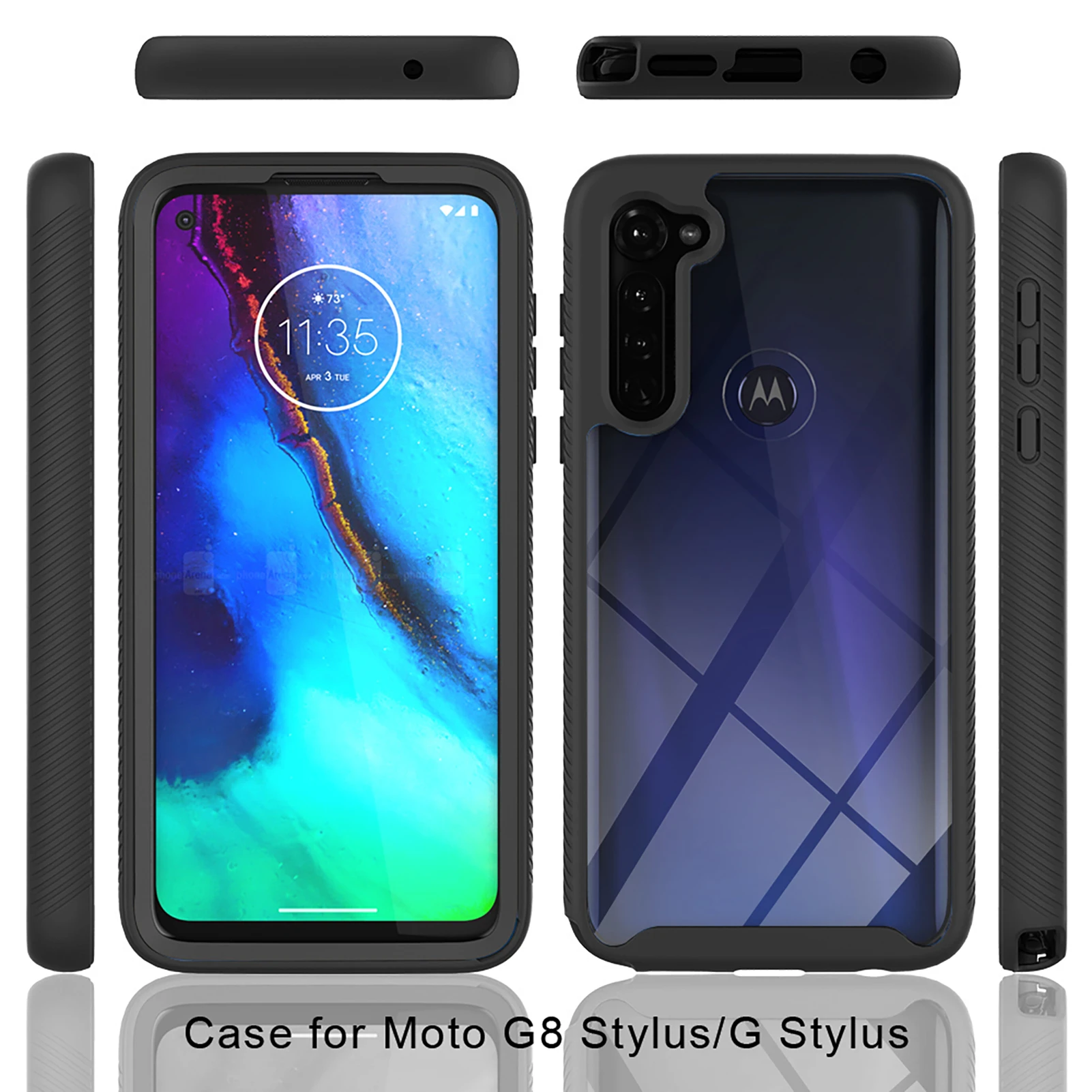 Shockproof Armor Phone Cover For Moto G Stylus-G Pro Slim Case with Front Frame
Shockproof Armor Phone Cover For Moto G Stylus-G Pro Slim Case with Front Frame