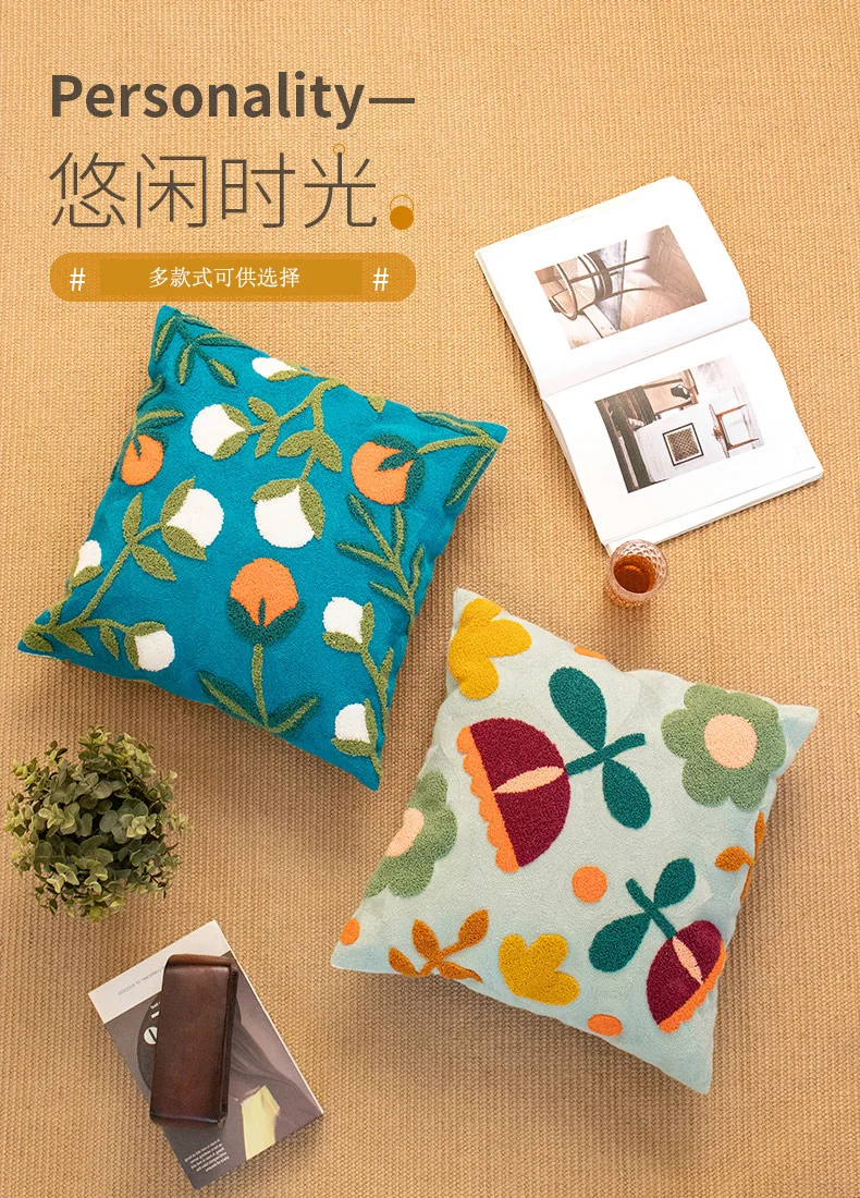 Creative bloomy spring wool embroidery four seasons general pillow sitting room sofa cushion sets
Creative bloomy spring wool embroidery four seasons general pillow sitting room sofa cushion sets
