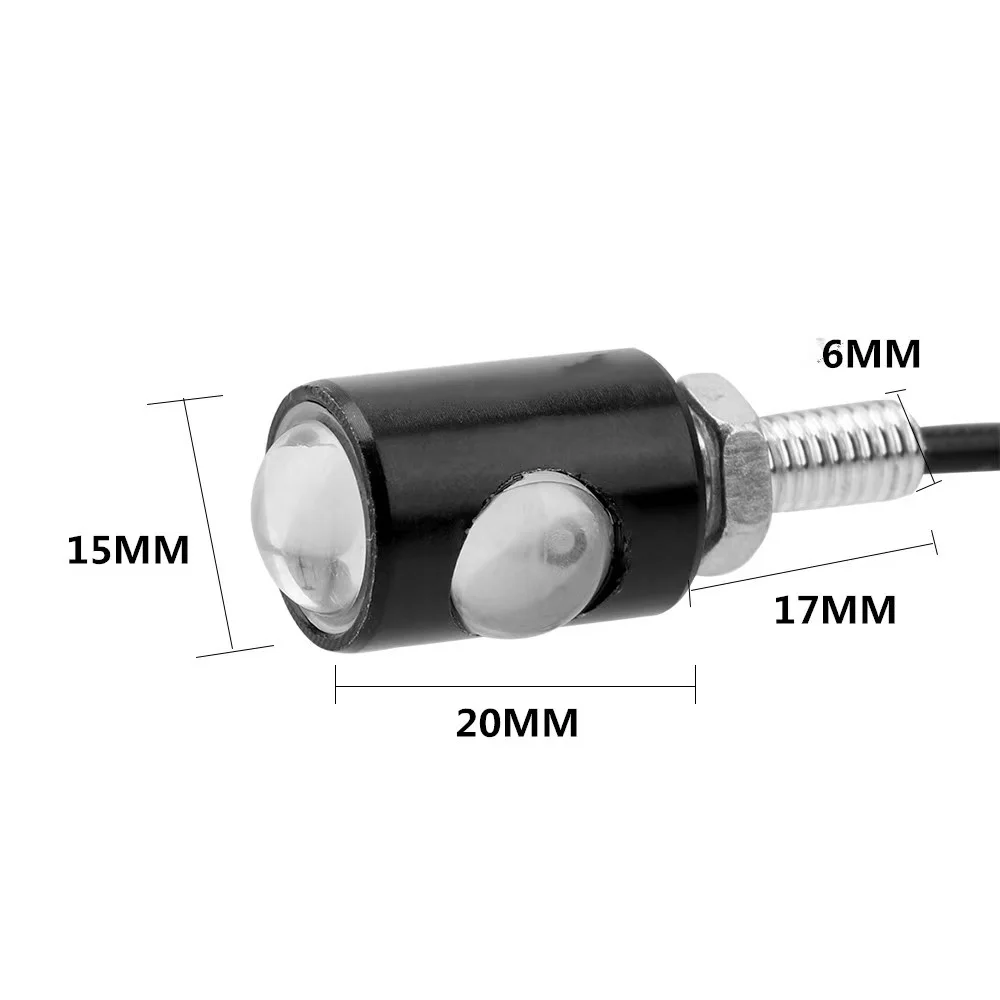 2 Pcs LED Motorcycle Signal Lamp Super Bright LED Car Number License Plate Bolt Screw Tail Rear Light Brake Fog Lamp Bulb
2 Pcs LED Motorcycle Signal Lamp Super Bright LED Car Number License Plate Bolt Screw Tail Rear Light Brake Fog Lamp Bulb