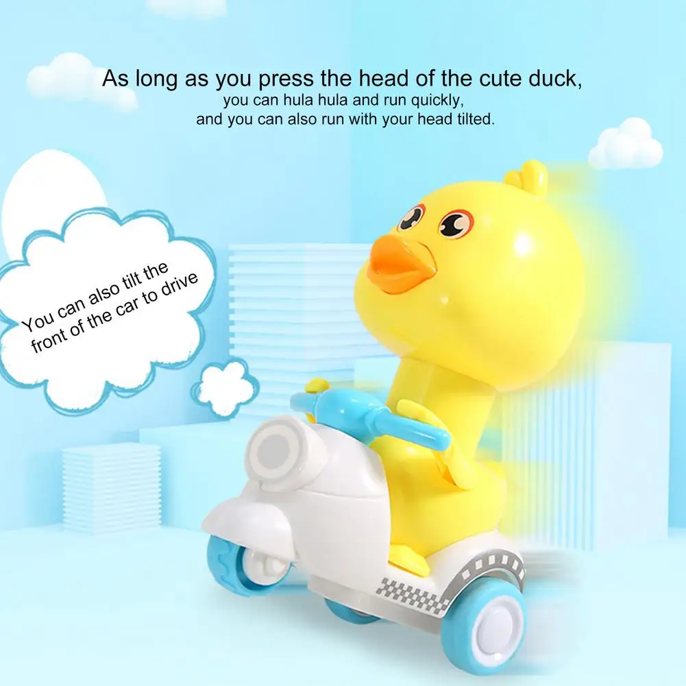 Cute Little Yellow Duck Toy Developmental Fun Toy Ideal Gift For Kids Pull Back Car Cartoon Inertia Motorcycle Children's Toys 
Cute Little Yellow Duck Toy Developmental Fun Toy Ideal Gift For Kids Pull Back Car Cartoon Inertia Motorcycle Children's Toys