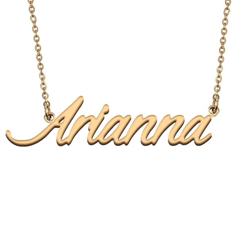 Arianna Custom Name Necklace Customized Pendant Choker Personalized Jewelry Gift for Women Girls Friend Christmas Present
Arianna Custom Name Necklace Customized Pendant Choker Personalized Jewelry Gift for Women Girls Friend Christmas Present