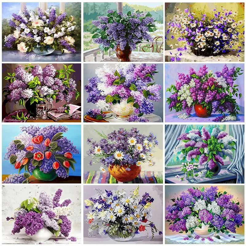 5D DIY Poured Glue Diamond Painting Kits Purple Flower Full Round With AB Drill Painting Handcraft Unique Gift Home Wall Decor
5D DIY Poured Glue Diamond Painting Kits Purple Flower Full Round With AB Drill Painting Handcraft Unique Gift Home Wall Decor
