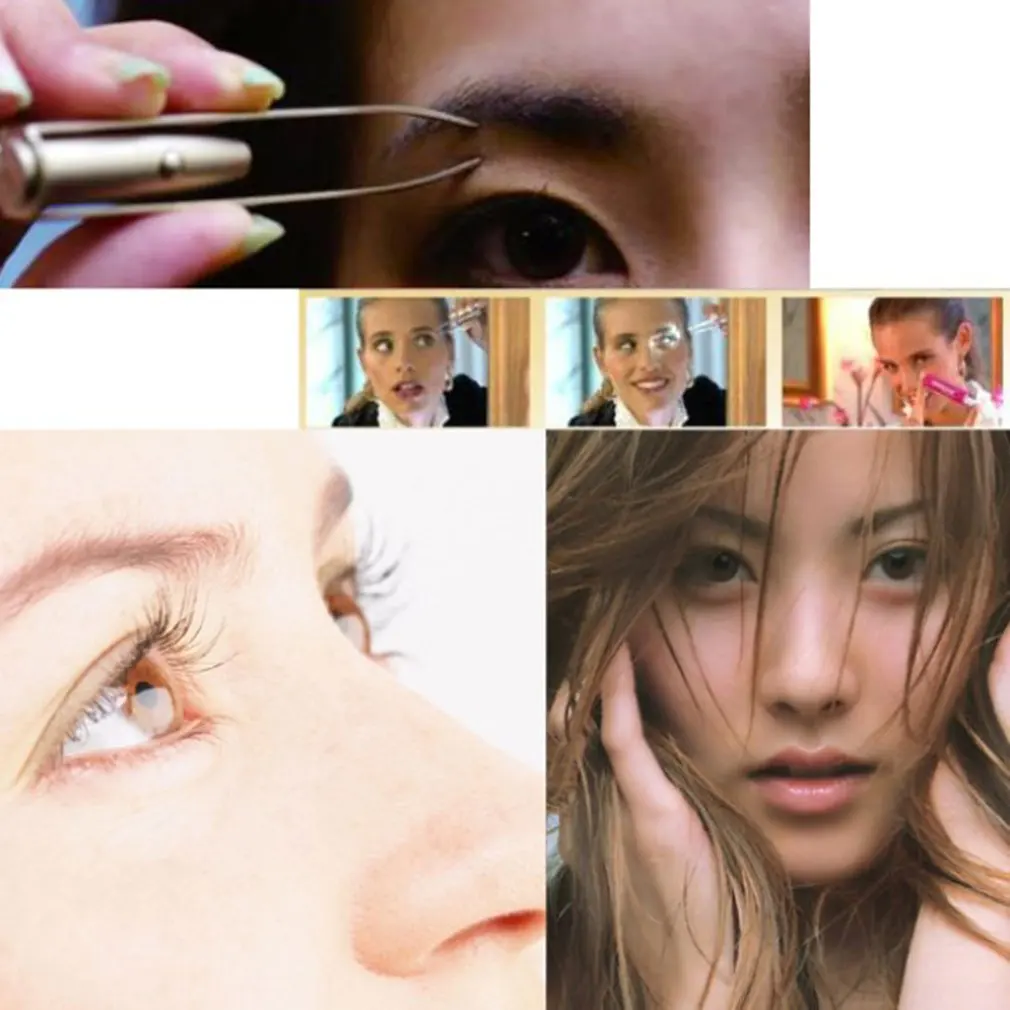 Portable Stainless Steel Smart Design LED Tweezer Eyelash Eyebrow Eyes Hair Remover Tools Eyebrow Tweezers Beauty
Portable Stainless Steel Smart Design LED Tweezer Eyelash Eyebrow Eyes Hair Remover Tools Eyebrow Tweezers Beauty