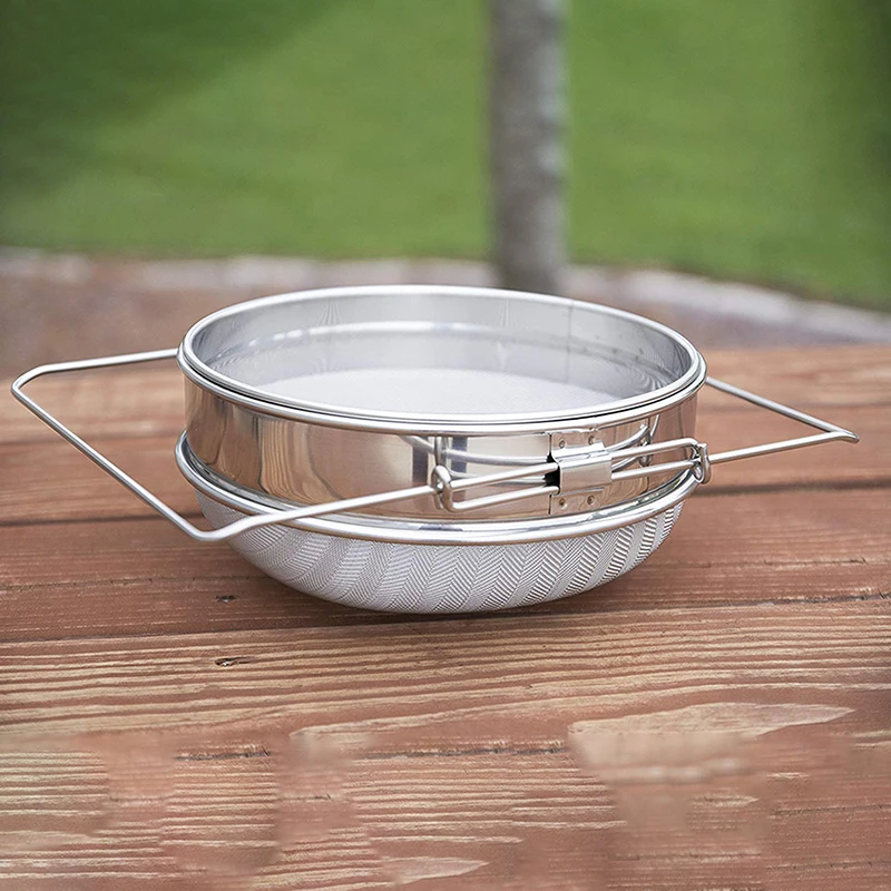 Double-Deck Stainless Steel Honey Strainer Double Screen Sieve Stainless Steel Beekeeping Equipment Filter Durable Settling Tank
Double-Deck Stainless Steel Honey Strainer Double Screen Sieve Stainless Steel Beekeeping Equipment Filter Durable Settling Tank