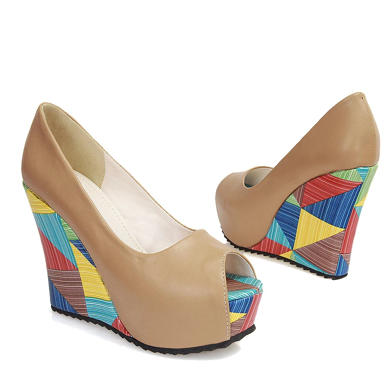 Women Sandals PU Design Candy Colors Platform Female Casual High Increase Fashion Open Toe Fish Mouth Wedge Nightclub Lady Shoe
Women Sandals PU Design Candy Colors Platform Female Casual High Increase Fashion Open Toe Fish Mouth Wedge Nightclub Lady Shoe