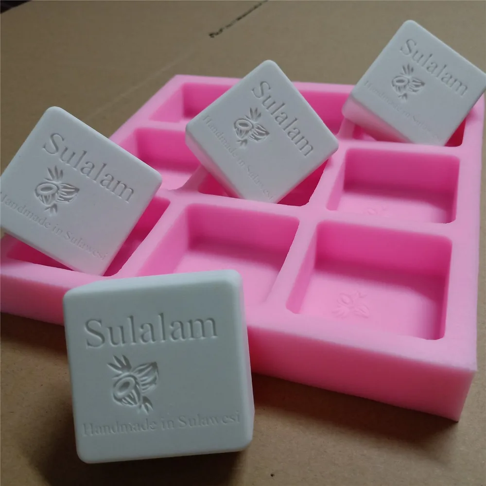 9 Cavities Square Custom Soap Mold With Brand Name Customize Silicone Molds for Cold Process Soap Making
9 Cavities Square Custom Soap Mold With Brand Name Customize Silicone Molds for Cold Process Soap Making