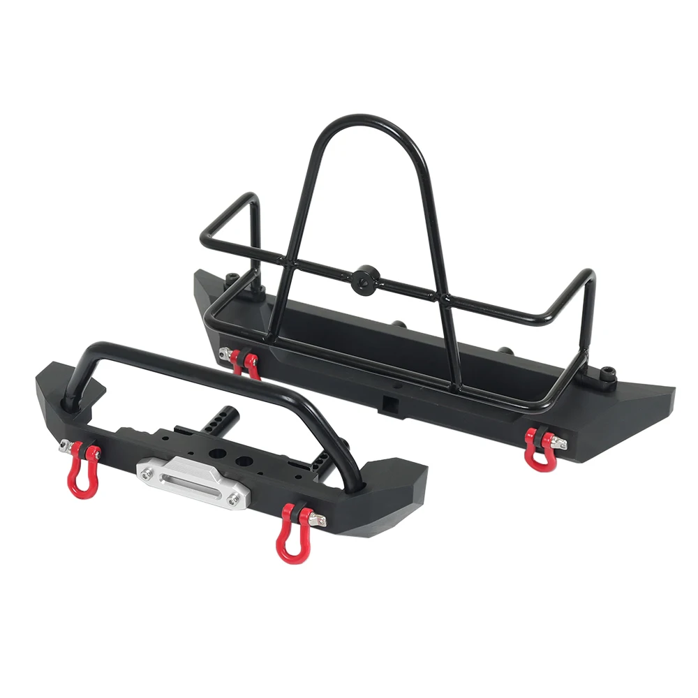 Metal Front Rear Bumper with Stinger/Spare Tire Carrier for 1/10 RC Crawler Car Axial SCX10 TRX4 Redcat Gen8 ABSiMA Sherpa
Metal Front Rear Bumper with Stinger/Spare Tire Carrier for 1/10 RC Crawler Car Axial SCX10 TRX4 Redcat Gen8 ABSiMA Sherpa
