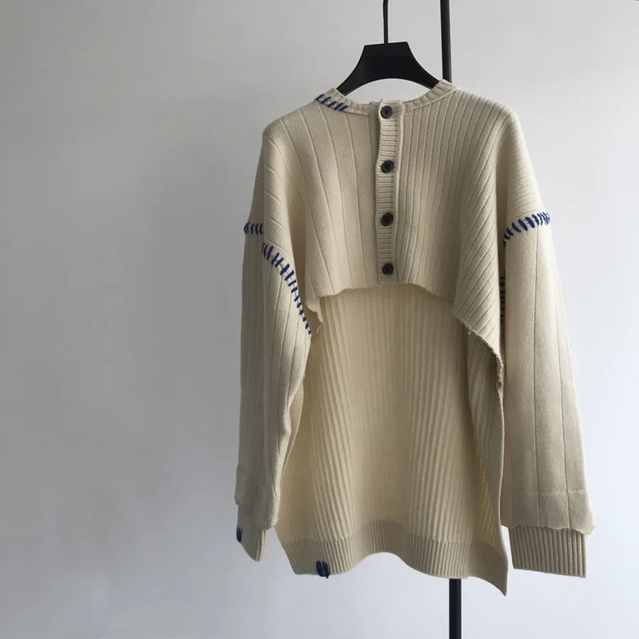 Adererror Sweater Women Ader Error Lrregular Half Length Sweaters Knitting Blue Thread Inside Tag
Adererror Sweater Women Ader Error Lrregular Half Length Sweaters Knitting Blue Thread Inside Tag