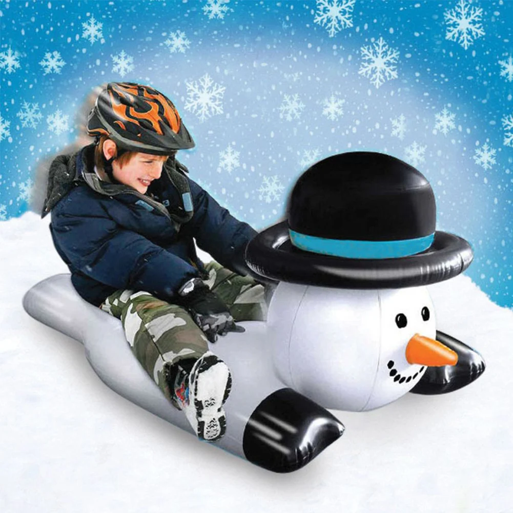 Inflatable Snowboard Outdoor Sports Easy Use Snowman Shape PVC High Elastic Activity With Handle Adults Kids Cute Universal
Inflatable Snowboard Outdoor Sports Easy Use Snowman Shape PVC High Elastic Activity With Handle Adults Kids Cute Universal