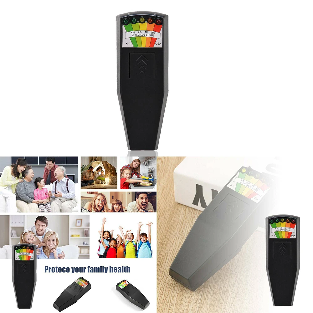High Quality Magnetic Field Tester Five LEDS Compact Accurate EMF MeterHandheld Electromagnetic Radiation Tester
High Quality Magnetic Field Tester Five LEDS Compact Accurate EMF MeterHandheld Electromagnetic Radiation Tester