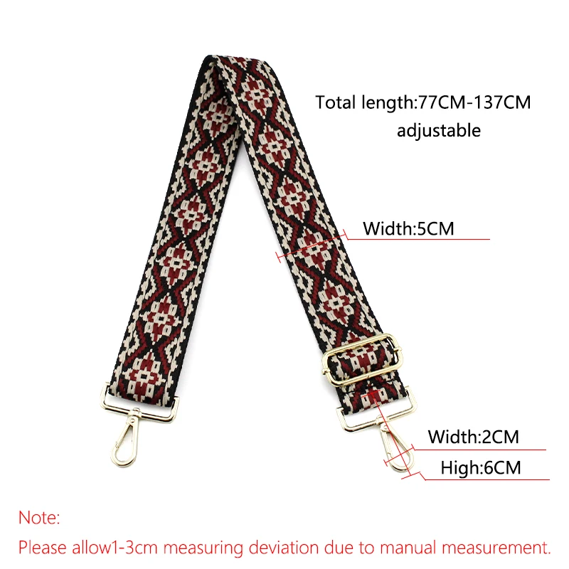 Women's Backpack Shoulder Strap Thickened Canvas Jacquard Bag Strap 5CM Belt Removable DIY Shoulder Rainbow Handbag Accessories
Women's Backpack Shoulder Strap Thickened Canvas Jacquard Bag Strap 5CM Belt Removable DIY Shoulder Rainbow Handbag Accessories