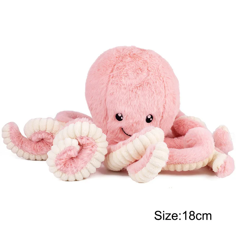 Hot Sale 18cm Lovely Simulation Mini Octopus Pendant Plush Stuffed Toy Soft Animal Home Accessories Cute Doll Children Gifts
Hot Sale 18cm Lovely Simulation Mini Octopus Pendant Plush Stuffed Toy Soft Animal Home Accessories Cute Doll Children Gifts