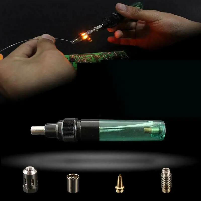 12 in 1 Cordless Torch Soldering Kit Butane Gas Electric Welding Pen Tool MT-100
12 in 1 Cordless Torch Soldering Kit Butane Gas Electric Welding Pen Tool MT-100
