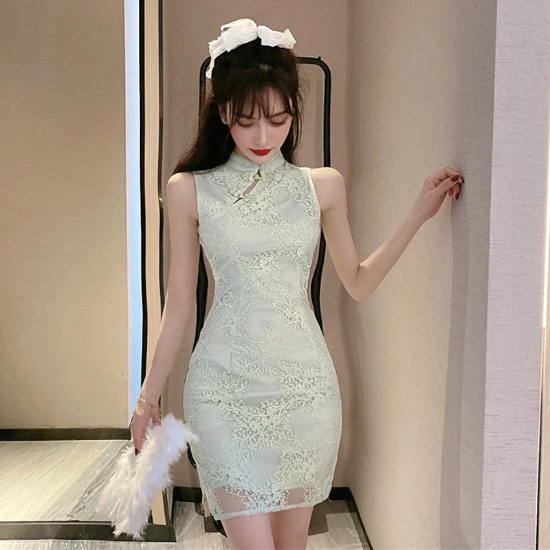 2022 chinese short qipao vintage chinese style cheongsam women party nightclub dress custom modern qipao lady female vestidos
2022 chinese short qipao vintage chinese style cheongsam women party nightclub dress custom modern qipao lady female vestidos