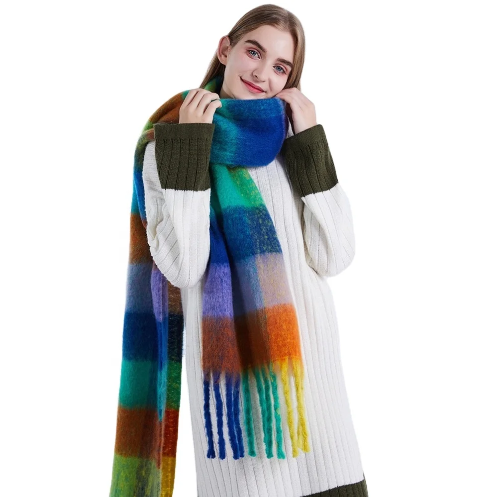 KENSHELLEY 2021 17 Colors Factory Outlet Thick Plaid Designer Check Pattern Cashmere Urban Windproof Stylish Tassel Shawl Scarf
KENSHELLEY 2021 17 Colors Factory Outlet Thick Plaid Designer Check Pattern Cashmere Urban Windproof Stylish Tassel Shawl Scarf