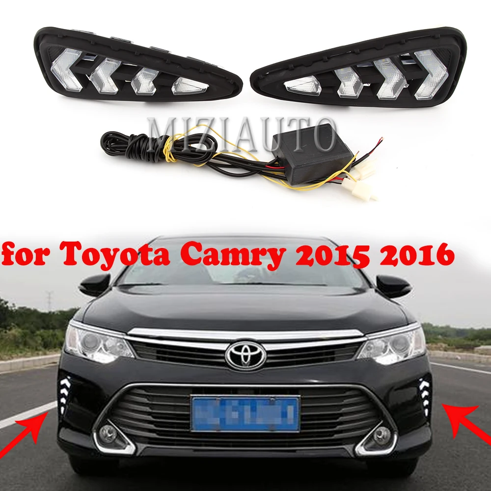 for Toyota Camry 2015 2016 LED Daytime Running Light DRL foglight headlights Cover Fog Lamp Car-Styling External Front Fog Lamp
for Toyota Camry 2015 2016 LED Daytime Running Light DRL foglight headlights Cover Fog Lamp Car-Styling External Front Fog Lamp