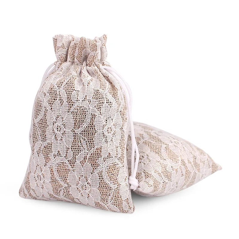 50PCS/Lot 10x15cm, 13x18cm, 16x23cm Lace Jute Burlap Drawstring Bags Jewelry Gift Candy Pouches Wedding Party Decoration Supply
50PCS/Lot 10x15cm, 13x18cm, 16x23cm Lace Jute Burlap Drawstring Bags Jewelry Gift Candy Pouches Wedding Party Decoration Supply