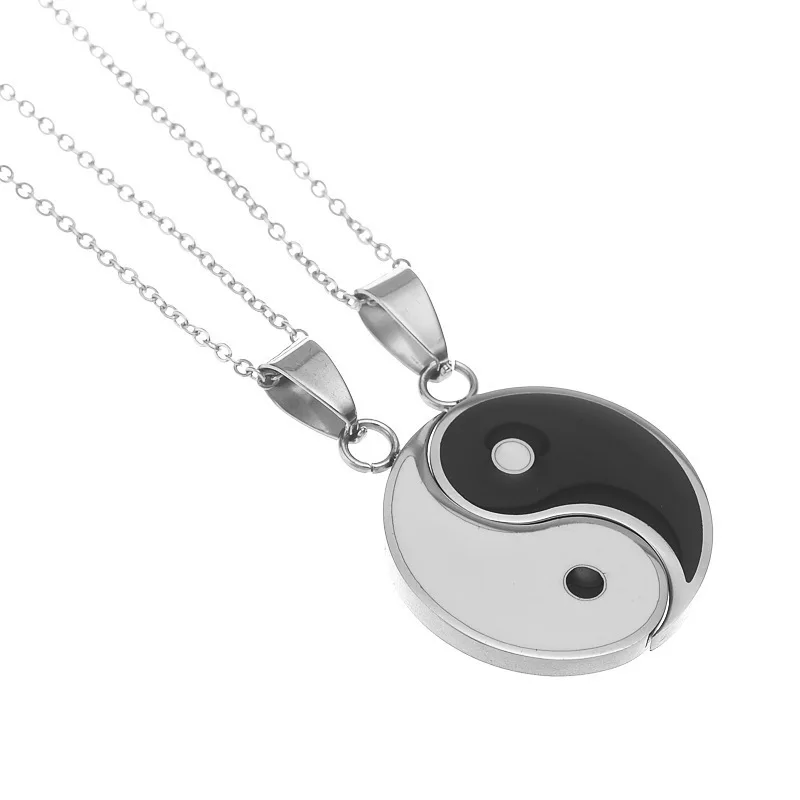 2Pcs/Set Alloy Yin Yang Tai Chi Pendant Puzzle Piece Necklace Birthday Gift For Couple Best Friends Lovers Unisex Jewelry 
2Pcs/Set Alloy Yin Yang Tai Chi Pendant Puzzle Piece Necklace Birthday Gift For Couple Best Friends Lovers Unisex Jewelry