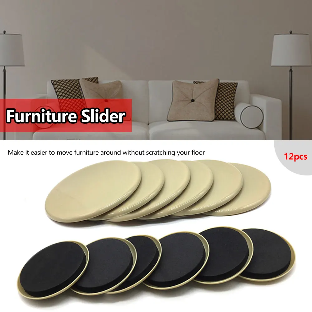 12pcs Furniture Sliders Floor Protectors Reusable Heavy Furniture Movers Sliders For Carpet Quickly And Easily
12pcs Furniture Sliders Floor Protectors Reusable Heavy Furniture Movers Sliders For Carpet Quickly And Easily
