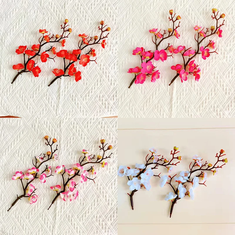 Plum Tree Branches Simulated Plum Silk Flowers Chinese Ornaments Dry Branches Wedding Home Decoration
Plum Tree Branches Simulated Plum Silk Flowers Chinese Ornaments Dry Branches Wedding Home Decoration