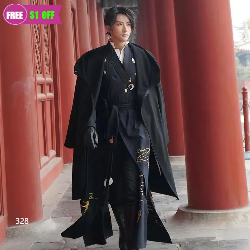 Men Women Hanfu Chinese Style Tang Suit Gown Robes Japanese Samurai Cosplay Costume Retro Oriental Clothing Set Tops Coat Pants
Men Women Hanfu Chinese Style Tang Suit Gown Robes Japanese Samurai Cosplay Costume Retro Oriental Clothing Set Tops Coat Pants