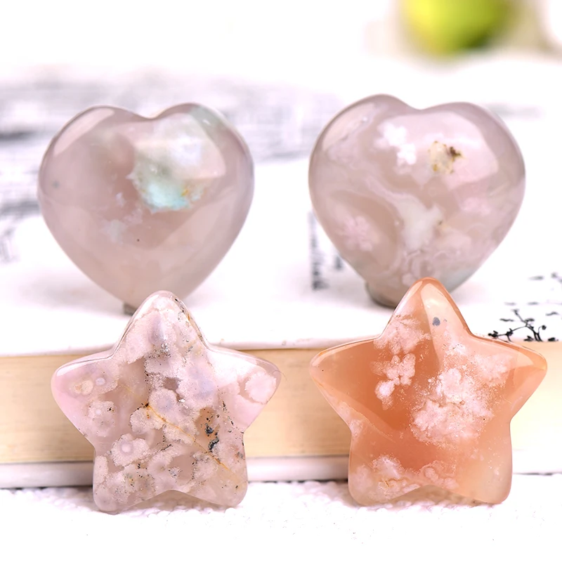 1PC Natural Agate Love Gemstone Star Moon Heart Shape Raw Crystals Home Decor Crafts Pentagram Energy Healing Energy Stone Gifts
1PC Natural Agate Love Gemstone Star Moon Heart Shape Raw Crystals Home Decor Crafts Pentagram Energy Healing Energy Stone Gifts