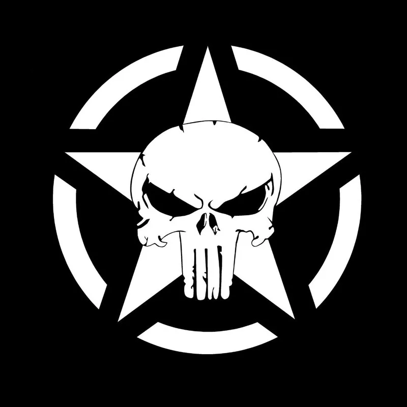 Hot Reflective Pentagram Skull Bodywork Car Stickers and Decals Funny Cover Scratch Decorative KK15*15cm
Hot Reflective Pentagram Skull Bodywork Car Stickers and Decals Funny Cover Scratch Decorative KK15*15cm