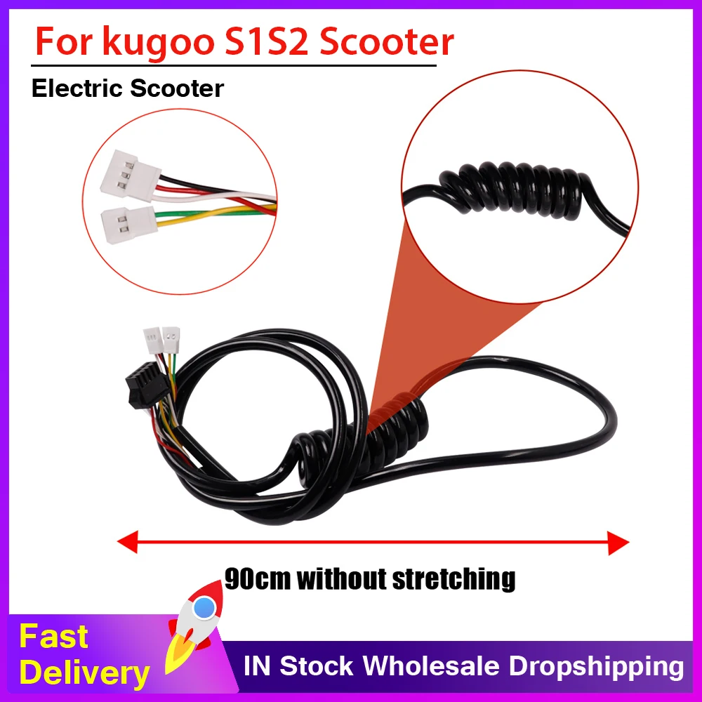 1PC Power Cord For KUGOO S1 S2 Electric Scooter Power Adapter Parts Cable Charger Line Plug display to Controller
1PC Power Cord For KUGOO S1 S2 Electric Scooter Power Adapter Parts Cable Charger Line Plug display to Controller