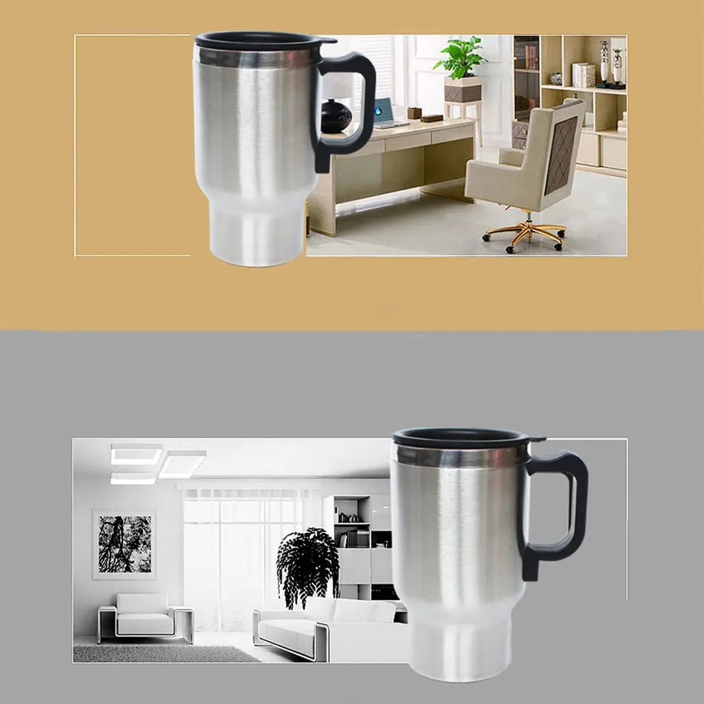 12 V 500ml Stainless Steel Thermos Heating Cup Car Auto Adapter Heated Kettle Travel Mug Auto Accessories Travel Camping 
12 V 500ml Stainless Steel Thermos Heating Cup Car Auto Adapter Heated Kettle Travel Mug Auto Accessories Travel Camping
