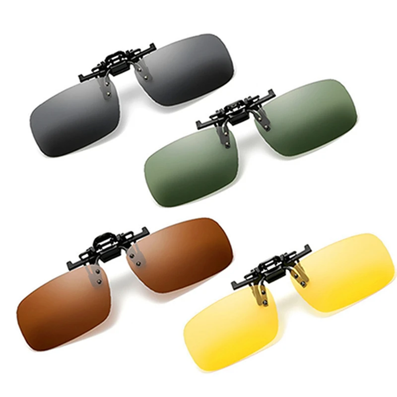 New Polarized Clip On Sunglasses Driving Night Vision Lens Sun Glasses Male Anti UVA UVB With Case Car Accessories Styling
New Polarized Clip On Sunglasses Driving Night Vision Lens Sun Glasses Male Anti UVA UVB With Case Car Accessories Styling