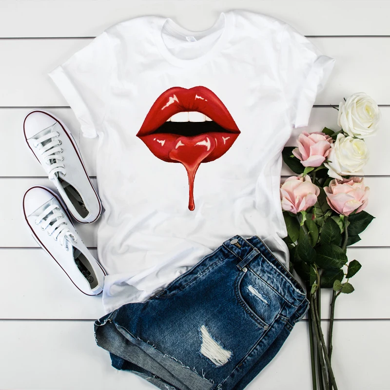Women Lip 3D Elegant Printed Cute Fashion Short Sleeve Tees Tops Graphic Female Ladies Womens Lady T-Shirt T Shirt T-shirts
Women Lip 3D Elegant Printed Cute Fashion Short Sleeve Tees Tops Graphic Female Ladies Womens Lady T-Shirt T Shirt T-shirts