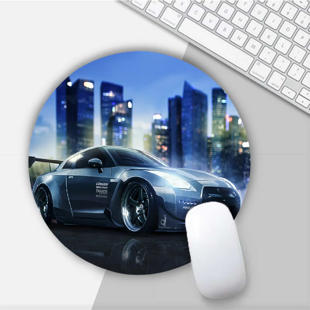 Cool Sports Car GTR Round Mouse Mat Gaming Mouse Pad For PC Laptop Notebook 20x20cm Gamer Desk Pad
Cool Sports Car GTR Round Mouse Mat Gaming Mouse Pad For PC Laptop Notebook 20x20cm Gamer Desk Pad