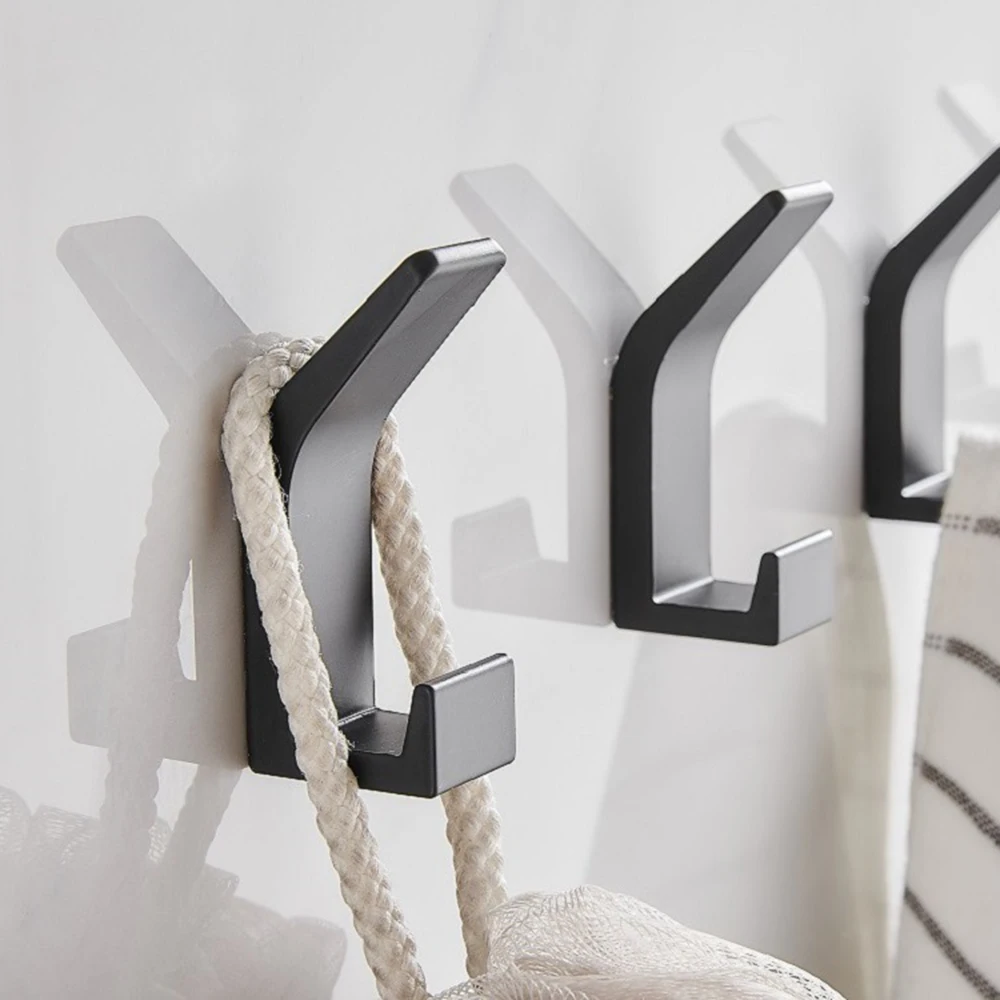 Double Hook Black White Towel Hook For Bathroom Clothes Hook For Bedroom Robe Hook Coat Hook For Livingroom Kitchen Accessories
Double Hook Black White Towel Hook For Bathroom Clothes Hook For Bedroom Robe Hook Coat Hook For Livingroom Kitchen Accessories
