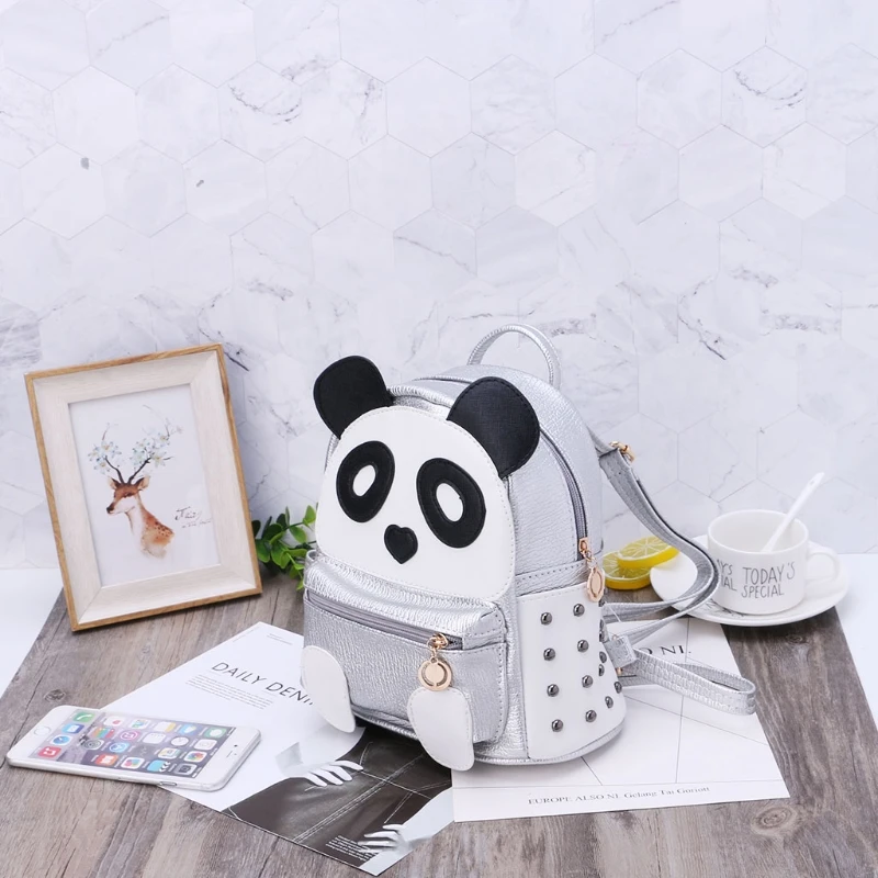 Women Teens Girls Panda Book Bag Rivet Backpack Mini Casual Cartoon Backpack
Women Teens Girls Panda Book Bag Rivet Backpack Mini Casual Cartoon Backpack