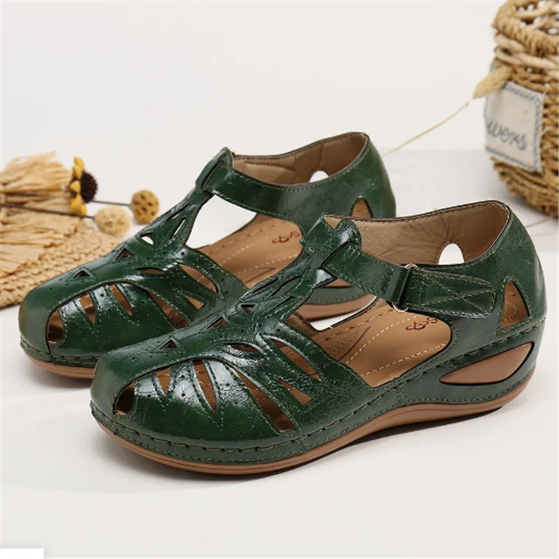 Vintage Mid-heel Square Heel Women's Sandals Summer Style Casual Shoes Shoes Woman Sapatos De Mujer
Vintage Mid-heel Square Heel Women's Sandals Summer Style Casual Shoes Shoes Woman Sapatos De Mujer