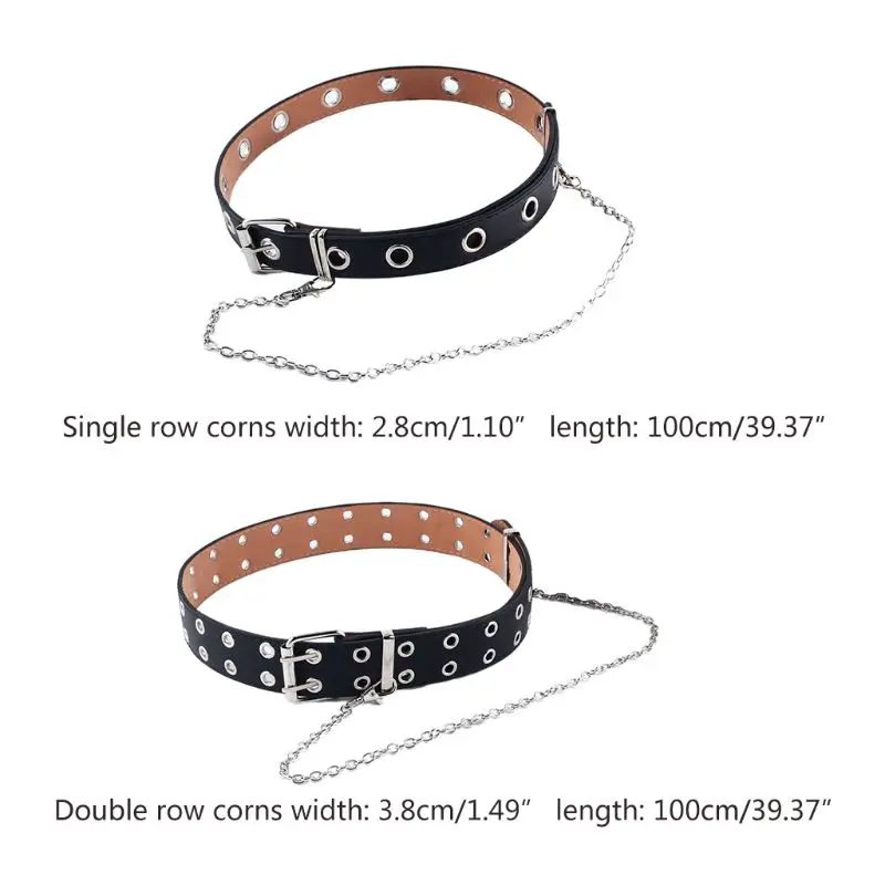 Women Belt Imitation Leather Pin Buckle Waistband Punk Jeans Shorts Decorative
Women Belt Imitation Leather Pin Buckle Waistband Punk Jeans Shorts Decorative