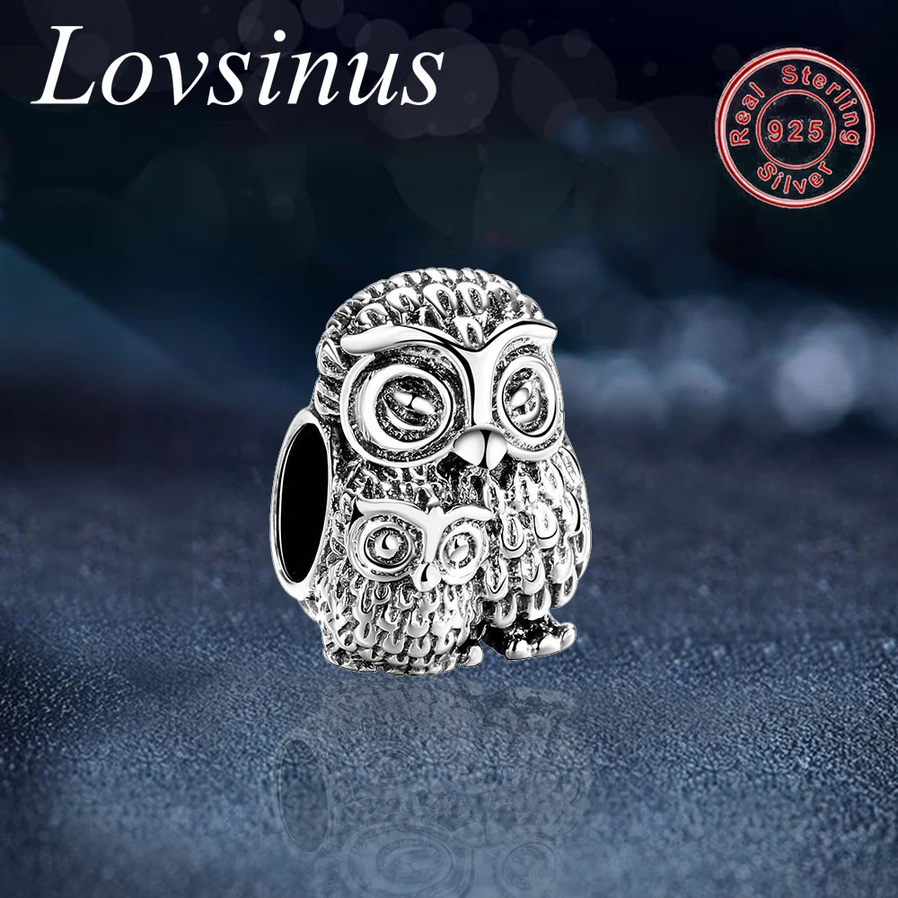 Бусины женские из серебра 925 пробы, в виде совы
Бусины женские из серебра 925 пробы, в виде совы