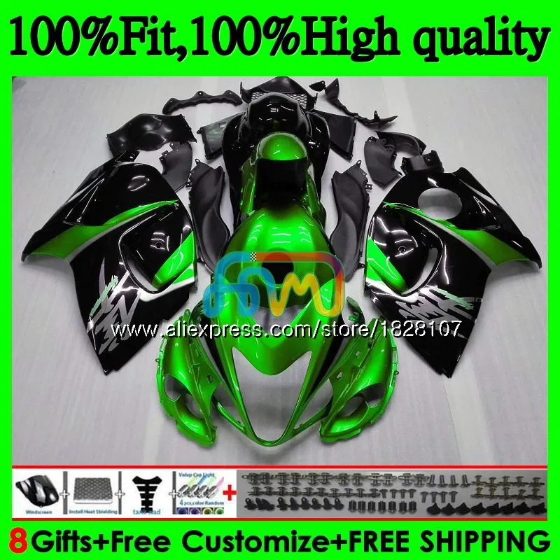 Injection For SUZUKI Hayabusa GSXR-1300 GSXR 1300 56BS.88 Green black GSXR1300 08 09 10 11 12 2008 2009 2010 2011 2012 Fairing
Injection For SUZUKI Hayabusa GSXR-1300 GSXR 1300 56BS.88 Green black GSXR1300 08 09 10 11 12 2008 2009 2010 2011 2012 Fairing