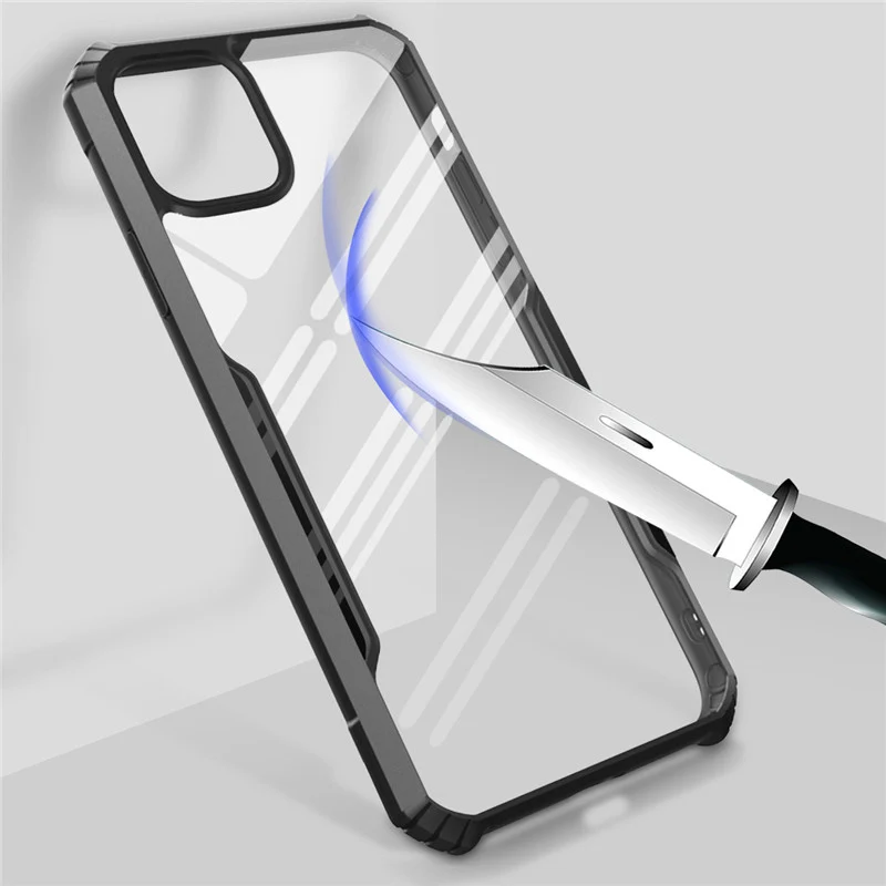 Anti-Knock Acrylic Case for Xiaomi Mi 10 Pro Note A3 CC9E CC9 Pocophone X3 X2 Redmi 9S 9 8 7 Phone Cover | Мобильные телефоны и