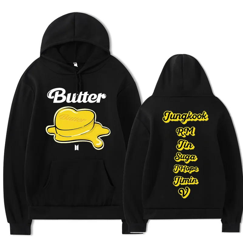 2021 Korean Couple Hoodie Bangtan Boys New Song Butter hoodies dropshipping harajuku kpop Love Yourself hoodie tops
2021 Korean Couple Hoodie Bangtan Boys New Song Butter hoodies dropshipping harajuku kpop Love Yourself hoodie tops