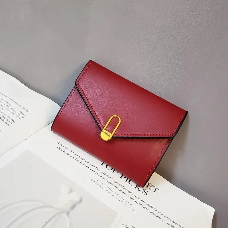 New Simple Ladies Wallet Fashion All-Match Pu Short Three-Fold Change Card Holder
New Simple Ladies Wallet Fashion All-Match Pu Short Three-Fold Change Card Holder