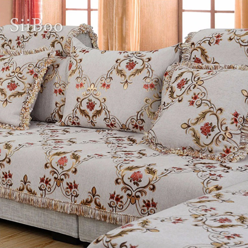 Europe pastoral style luxury Chenille floral jacquard cloth sofa cover slipcovers for winter autumn canape tassel decor SP3838
Europe pastoral style luxury Chenille floral jacquard cloth sofa cover slipcovers for winter autumn canape tassel decor SP3838