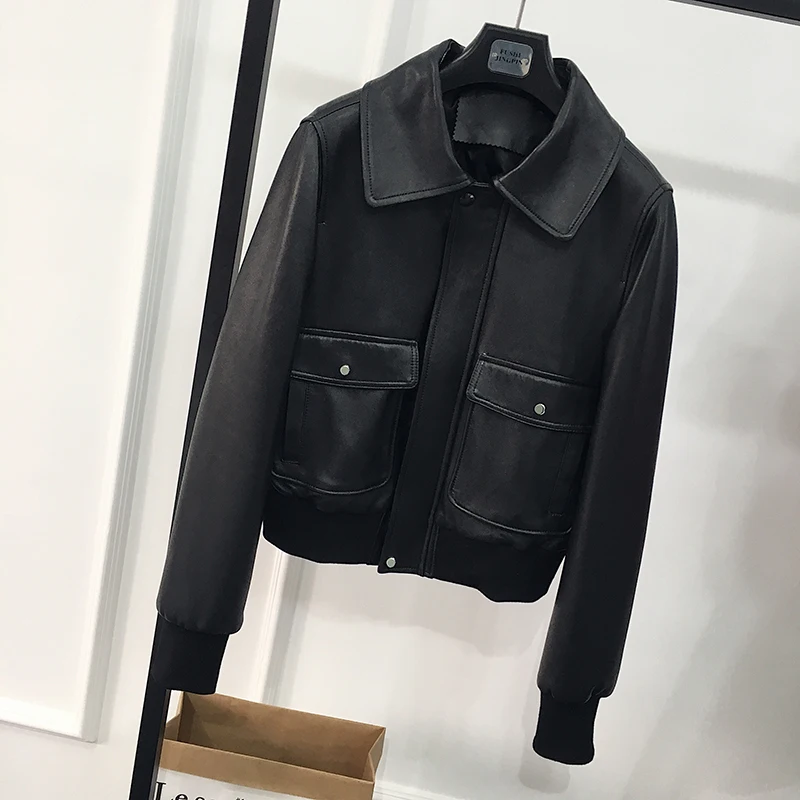 Woman Coats Natural Sheepskin Leather Fox Fur Collar Jackets Female Real Sheepskin LeatherJackets Real Fur Collar
Woman Coats Natural Sheepskin Leather Fox Fur Collar Jackets Female Real Sheepskin LeatherJackets Real Fur Collar