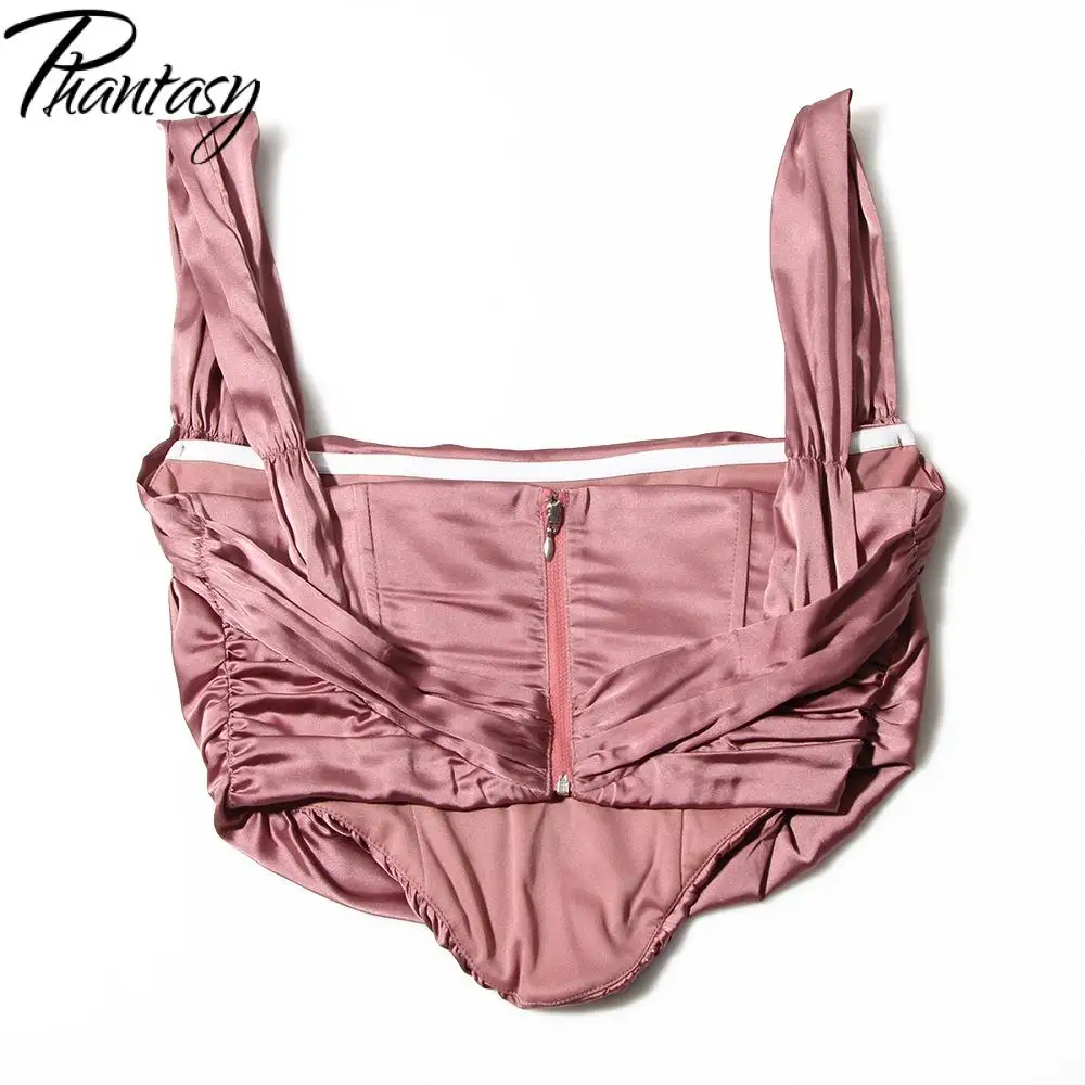 Phantasy Summer New Sexy Sleeveless Super-Short Tops Fishbone Slim Solid Color Vest Women's Square Collar Backless Tank Tops 
Phantasy Summer New Sexy Sleeveless Super-Short Tops Fishbone Slim Solid Color Vest Women's Square Collar Backless Tank Tops