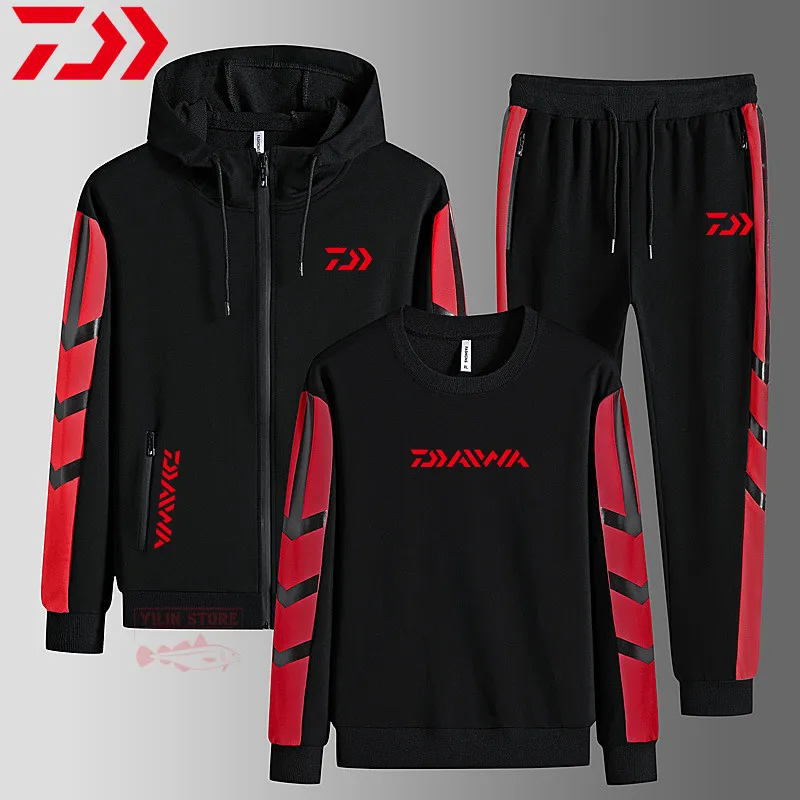 Daiwa Fishing Clothing Spring Autumn Fishing Suit Cotton Outdoor Camping Hiking Sport Set Three-piece Suit Thin Fishing Suits
Daiwa Fishing Clothing Spring Autumn Fishing Suit Cotton Outdoor Camping Hiking Sport Set Three-piece Suit Thin Fishing Suits