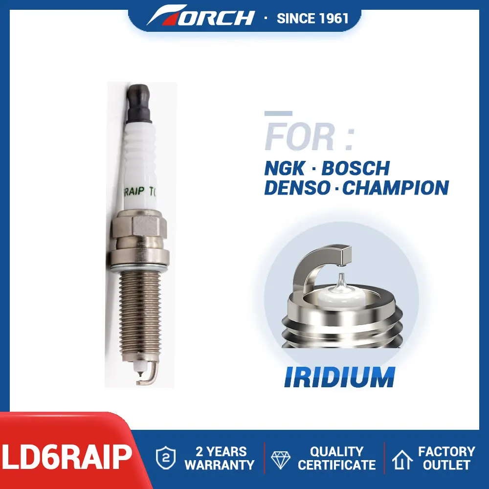 1PCS Iridium Platinum Candles Torch LD6RAIP spark Plug for TOYOTA Car Auto Automobiles Nissan Peugeot Renault Citroen
1PCS Iridium Platinum Candles Torch LD6RAIP spark Plug for TOYOTA Car Auto Automobiles Nissan Peugeot Renault Citroen
