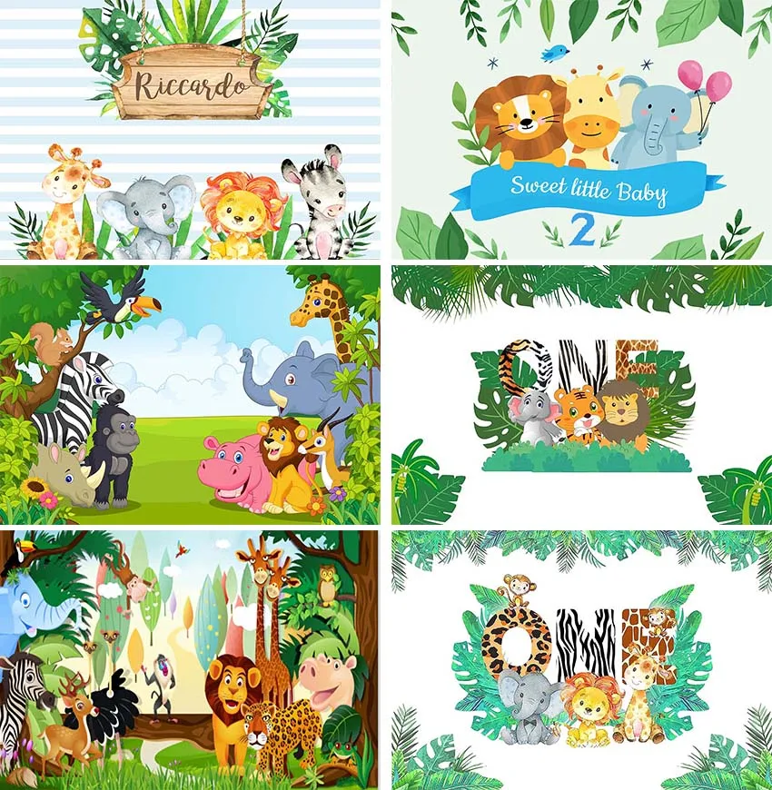 Photocall Jungle Forest Woodland Wild Safari Animal Newborn Baby Shower 1st Birthday Party Backdrop Photography Background 
Photocall Jungle Forest Woodland Wild Safari Animal Newborn Baby Shower 1st Birthday Party Backdrop Photography Background