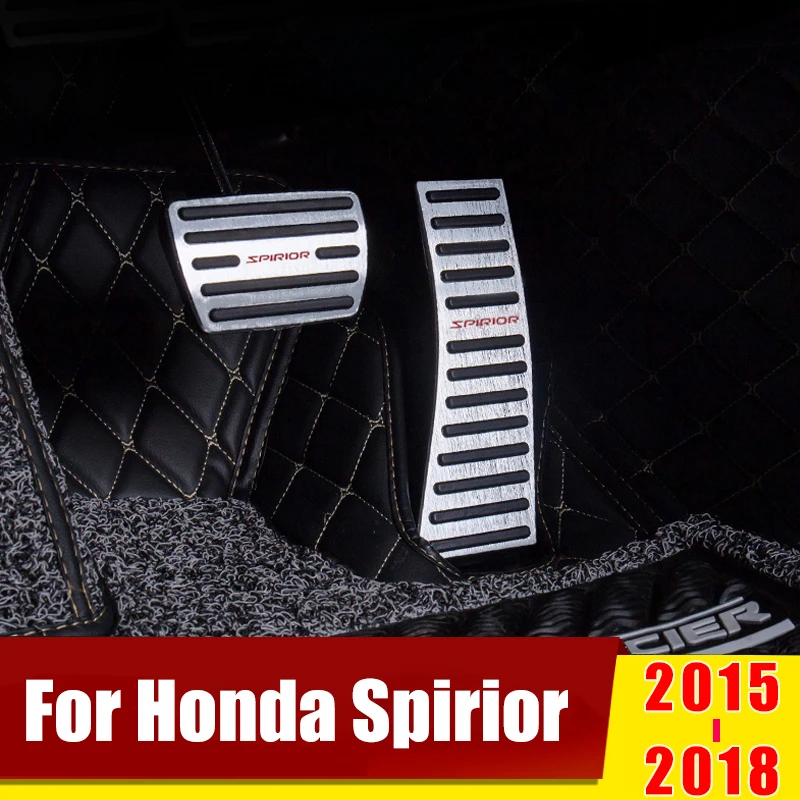 Алюминиевые педали тормоза акселератора для Honda Spirior 2015 2016 2017 2018 нескользящий